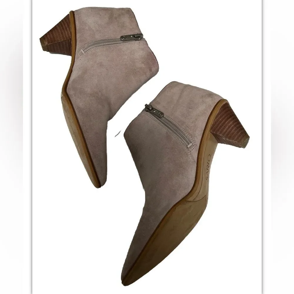 Franco Sarto Suede Booties / Ankle boots - Sz 6